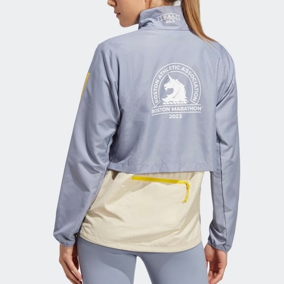 Adidas [XL] Boston Marathon 2023 Celebration Running Jacket - Picture 3 of 6